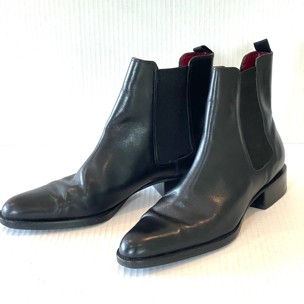 LAUREN Ralph Lauren ‘Kathrine’ Chelsea Womens Boot 8 1/2 Black Leather Like New!